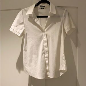 Theory White Button Down / Size M